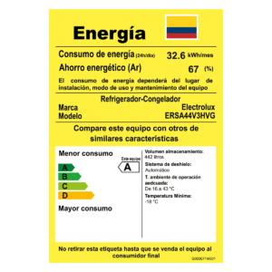 Nevecon Electrolux No Frost 442 L Inverter ERSA44V3HVG Gris - Image 9