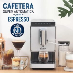 Cafetera OSTER Automática 20 Bares 2146375 Plateada - Image 4