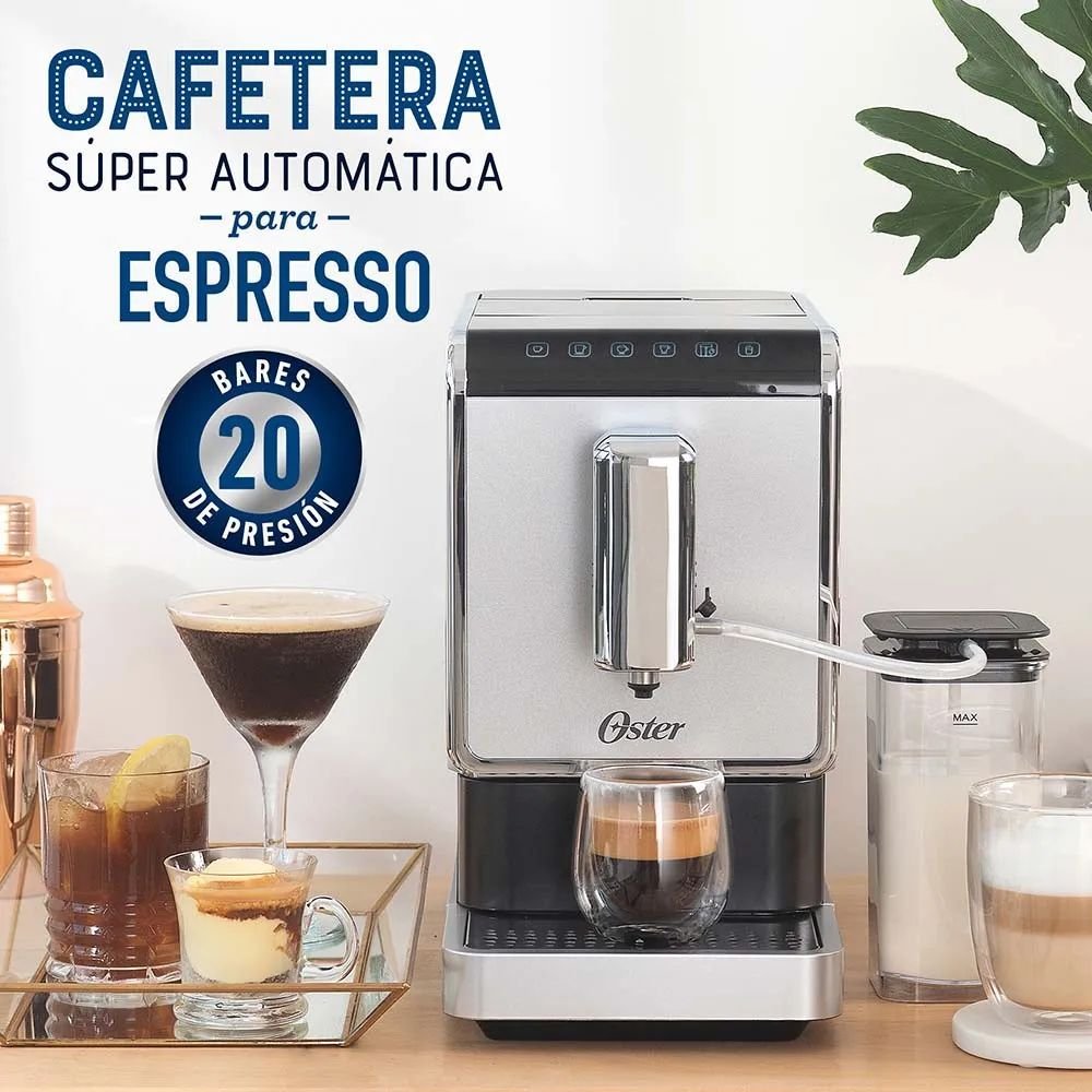 Cafetera OSTER Automática 20 Bares 2146375 Plateada - Image 4