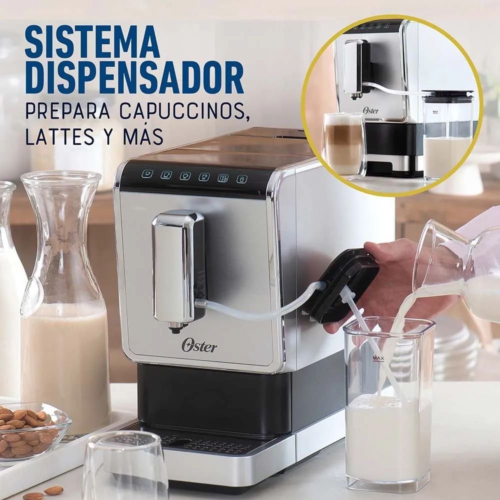 Cafetera OSTER Automática 20 Bares 2146375 Plateada - Image 6