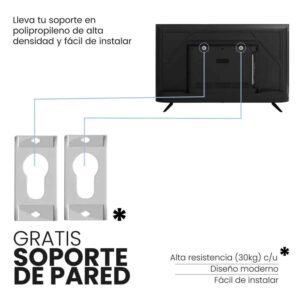 Televisor CHALLENGER 32" HD Smart LED 32TG79 BT GOOGLE T2 - Image 6