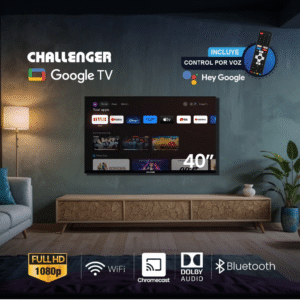 Televisor CHALLENGER 40" HD Smart TV LED 40KG84 Google TV - Image 2