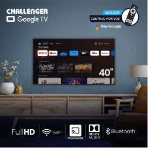 Televisor CHALLENGER 40" FHD Smart TV LED 40TG81 Google TV - Image 2