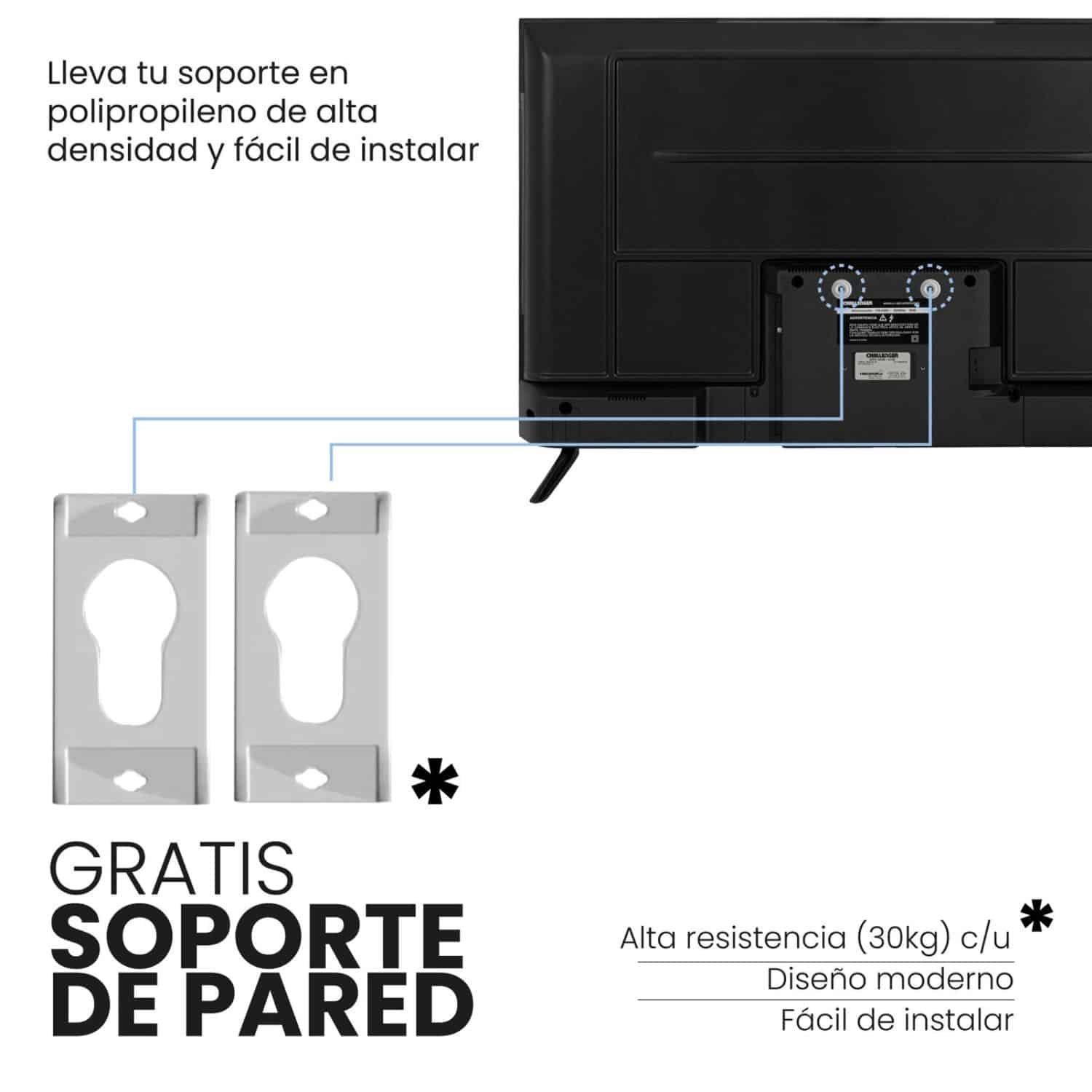 Televisor CHALLENGER 50" 4K Smart UHD 50KG85 BT GOOGLE T2 S - Image 3