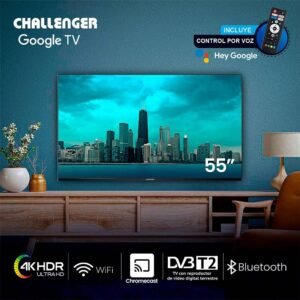 Televisor CHALLENGER 55" 4K Smart TV LED 55KG85 Google TV - Image 3