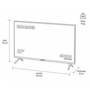 Televisor CHALLENGER 55" 4K Smart TV LED 55TG2771 Google TV - Image 8
