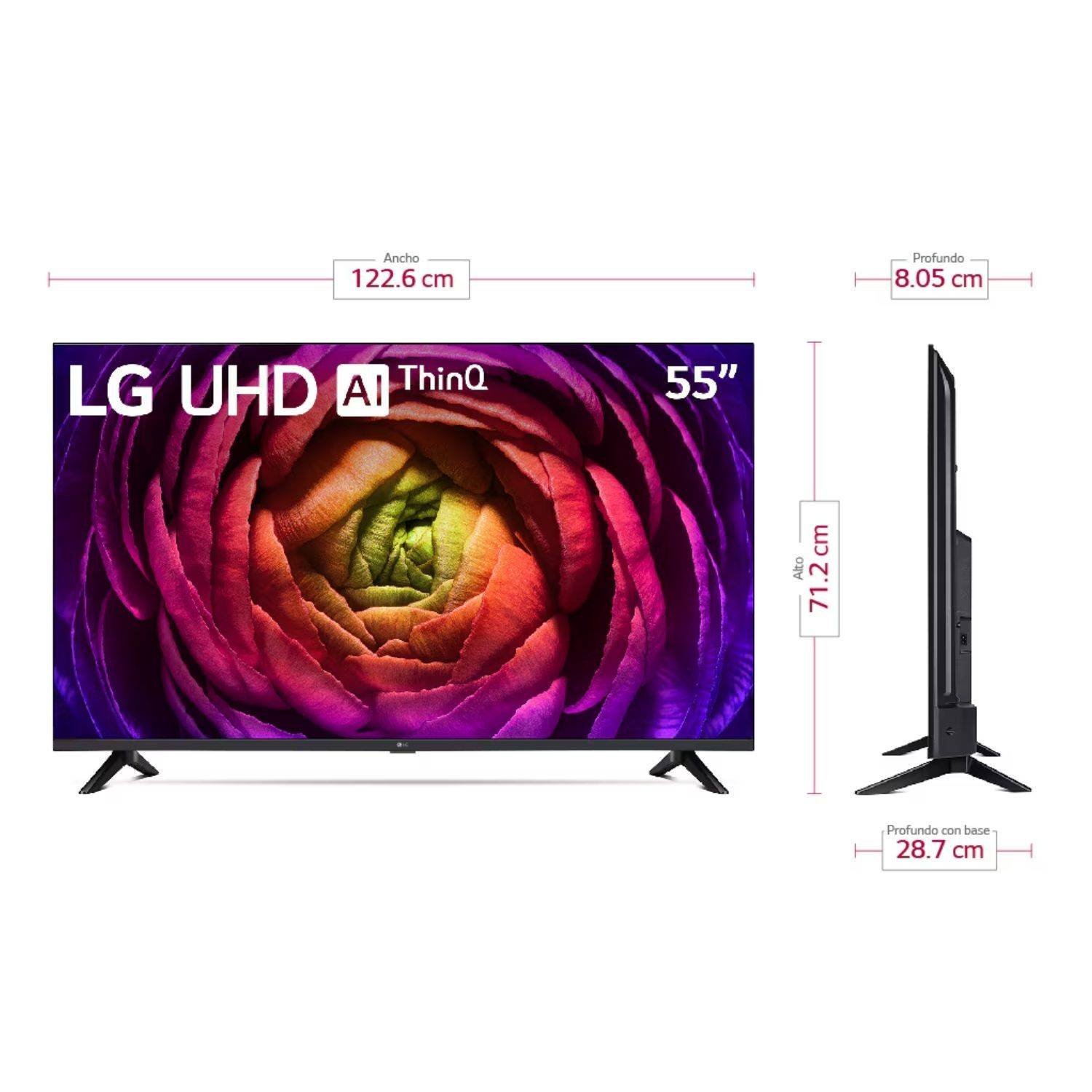 Televisor LG 55" 4K Smart TV UHD 55UR7300PSA Bluetooth - Image 7