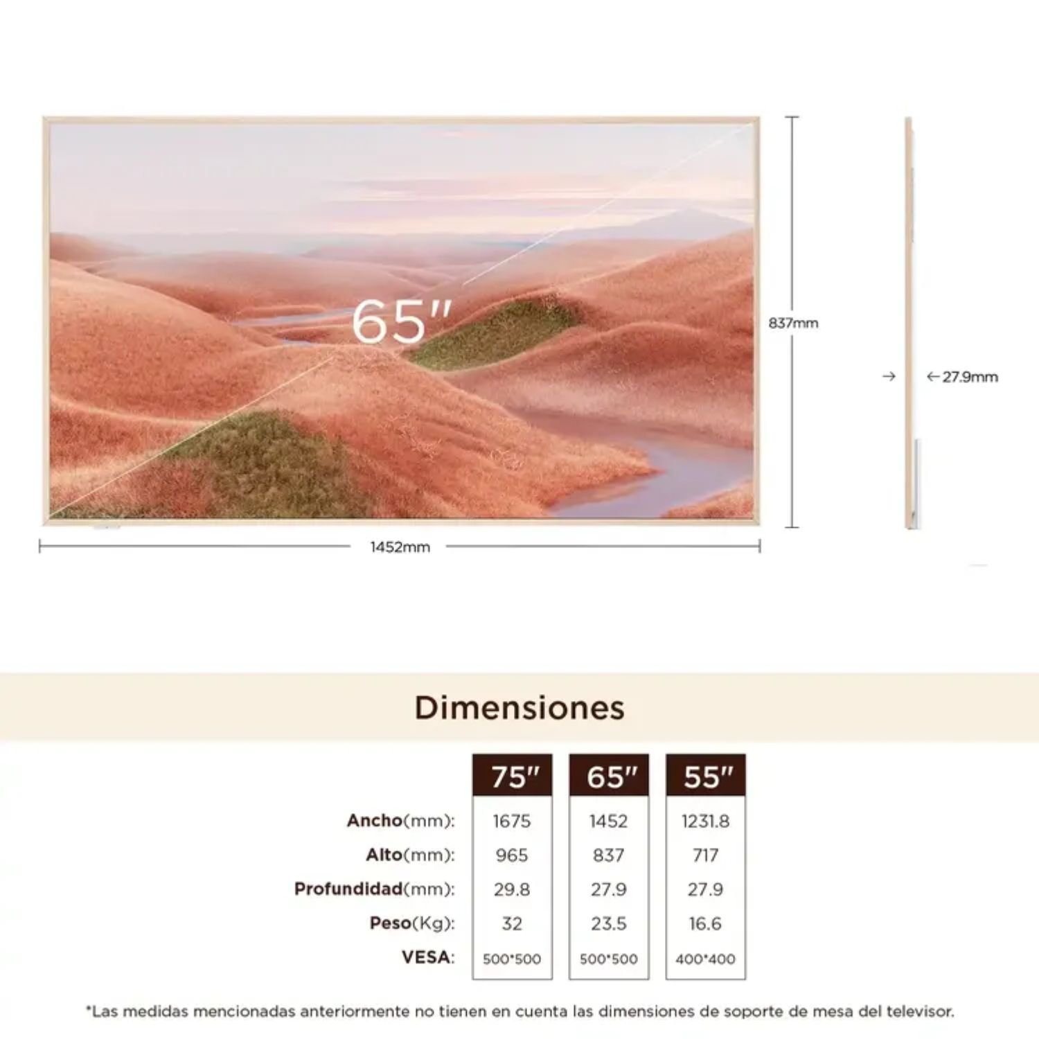 Televisor TCL 65" 4K Smart TV QLED 65A300W Google TV - Image 2