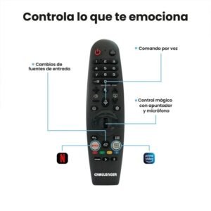 Televisor CHALLENGER 65" UHD 4k Smart Magic Control 65HW - Image 4