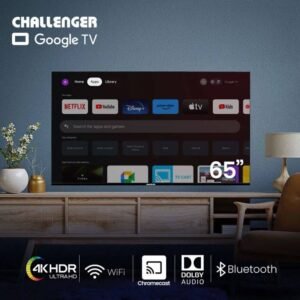 Televisor CHALLENGER 65" 4K Smart TV LED 65KG85 Google TV - Image 2