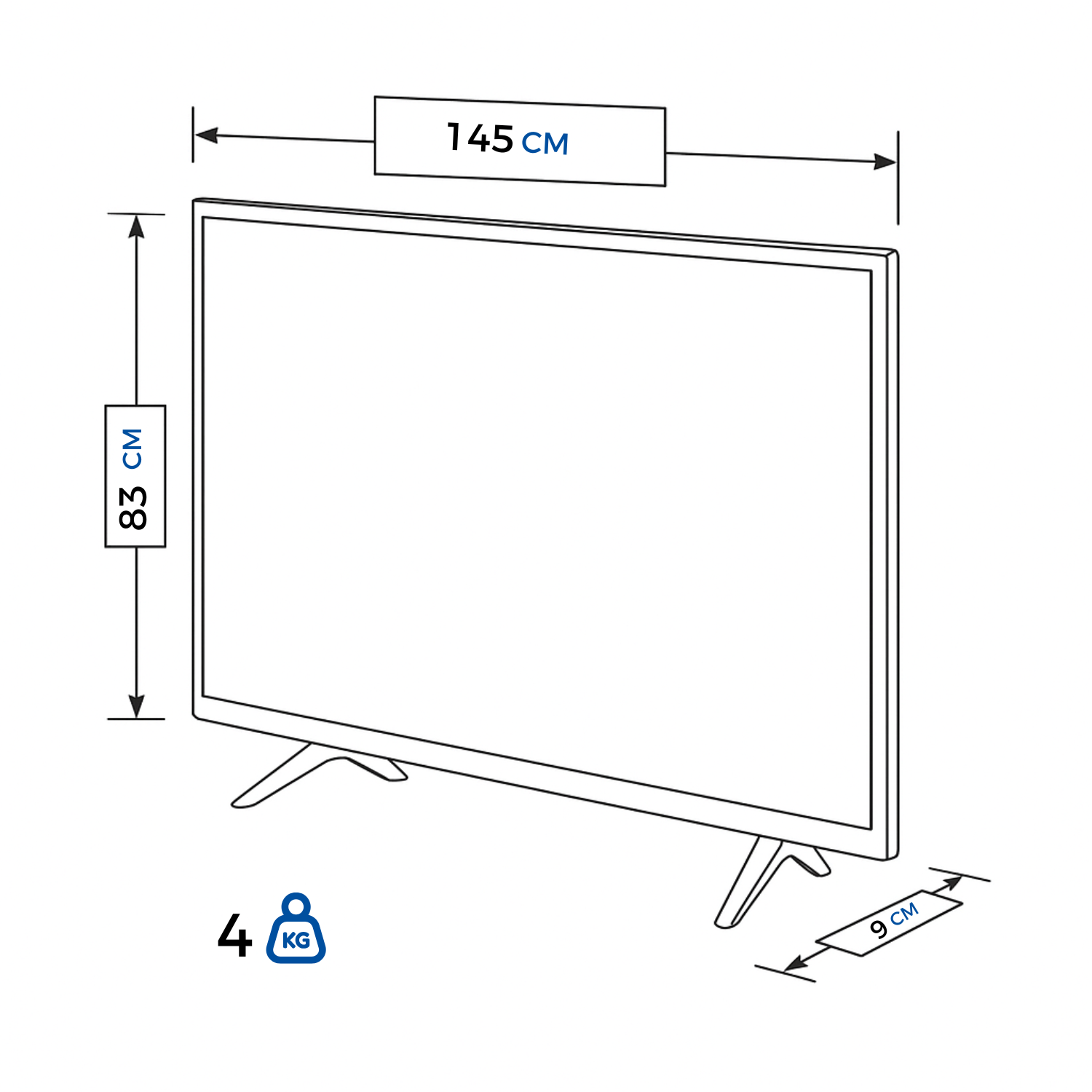 Televisor CHALLENGER 32" HD Smart LED 32LO69 BT AN Bluetooth - Image 8