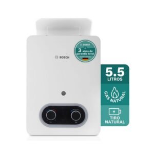 Alternative view of Calentador de Agua Gas Natural 5,5 Lt Tiro Natural BOSCH 319