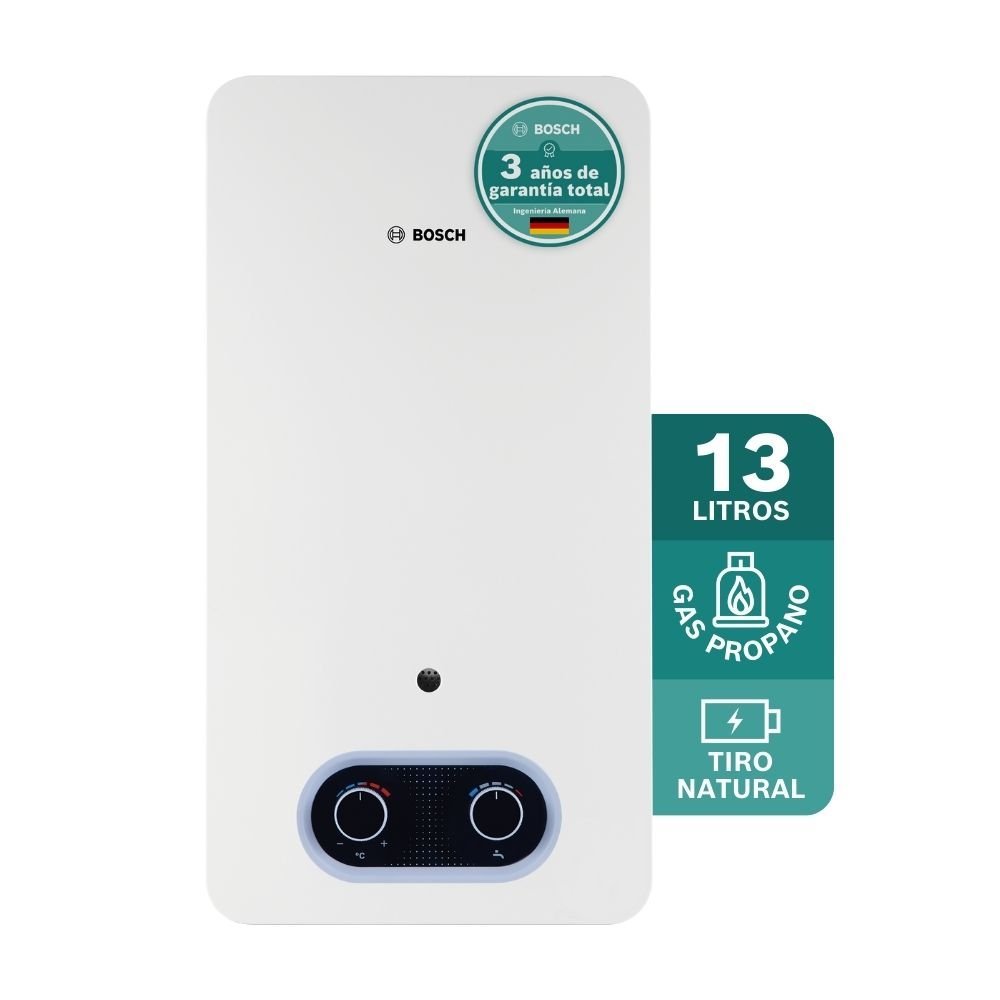 Calentador de Agua Gas Propano 13 Lt Tiro Natural BOSCH 043 - Image 2