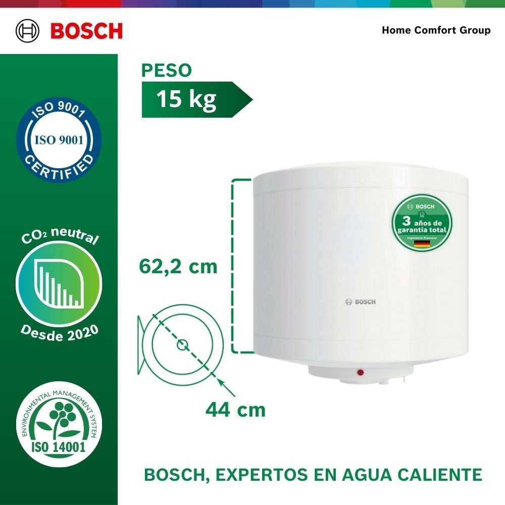 Calentador de Agua de Acumulacion 50 Litros 220 V BOSCH 347 - Image 5