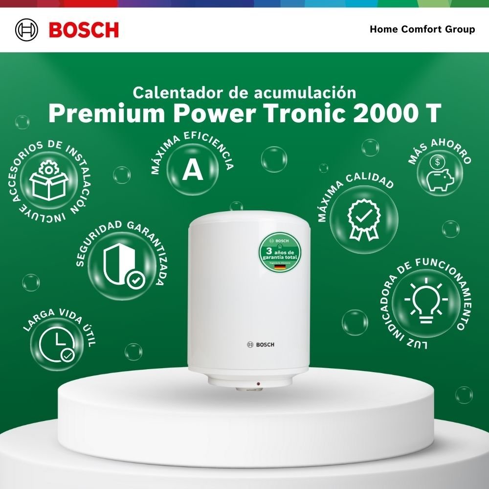 Calentador de Agua de Acumulacion 80 Litros 220 V BOSCH 349 - Image 4