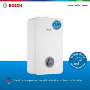 Calentador de Agua Gas Propano 8 Lt Tiro Forzado BOSCH 317 - Image 3