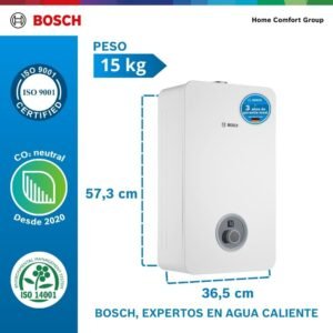 Calentador de Agua Gas Propano 14 Lt Tiro Forzado BOSCH 321 - Image 5