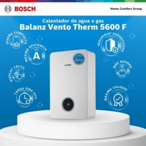 Calentador de Agua Gas Propano 18 Lt Tiro Forzado BOSCH 618 - Image 4