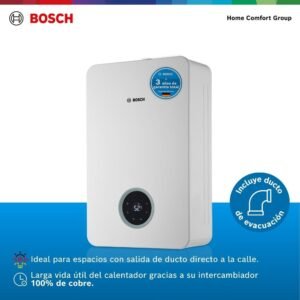 Calentador de Agua Gas Natural 18 Lt Tiro Forzado BOSCH 619 - Image 3