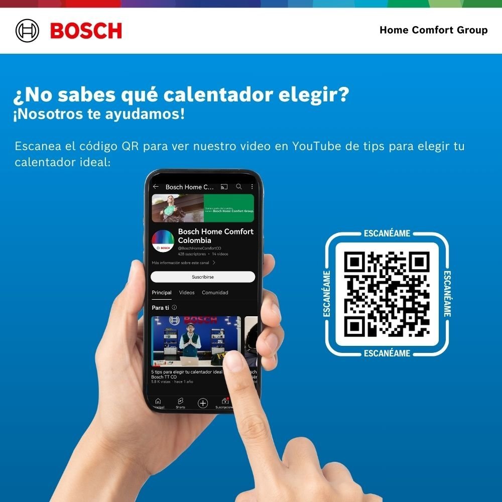 Calentador de Agua Gas Natural 21 Lt Tiro Forzado BOSCH 621 - Image 7