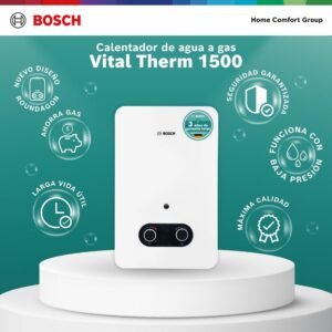 Calentador de Agua Gas Natural 5 Lt Tiro Natural BOSCH 604 - Image 4