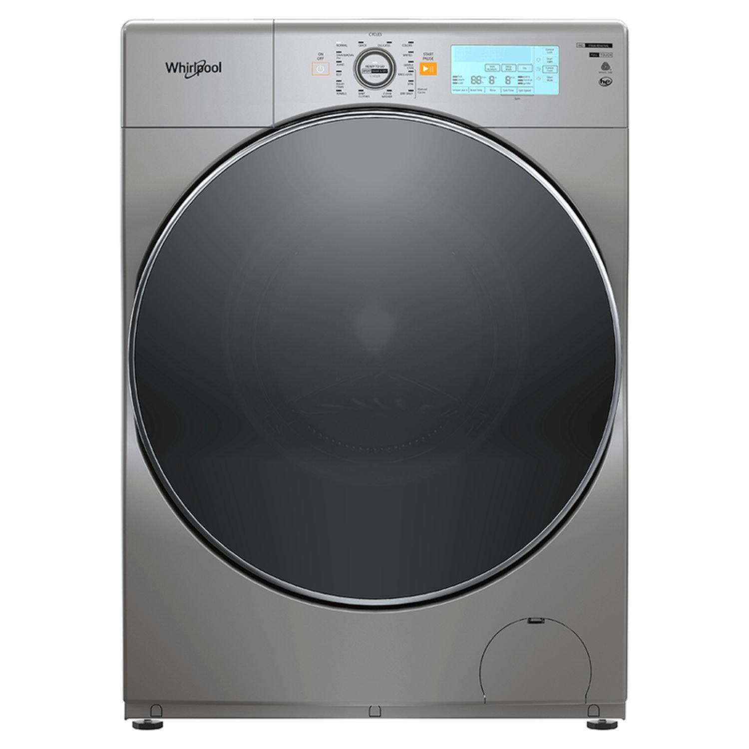 Lavasecadora WHIRLPOOL 10 Kg Carga Frontal 7MWFC5090KC Gris