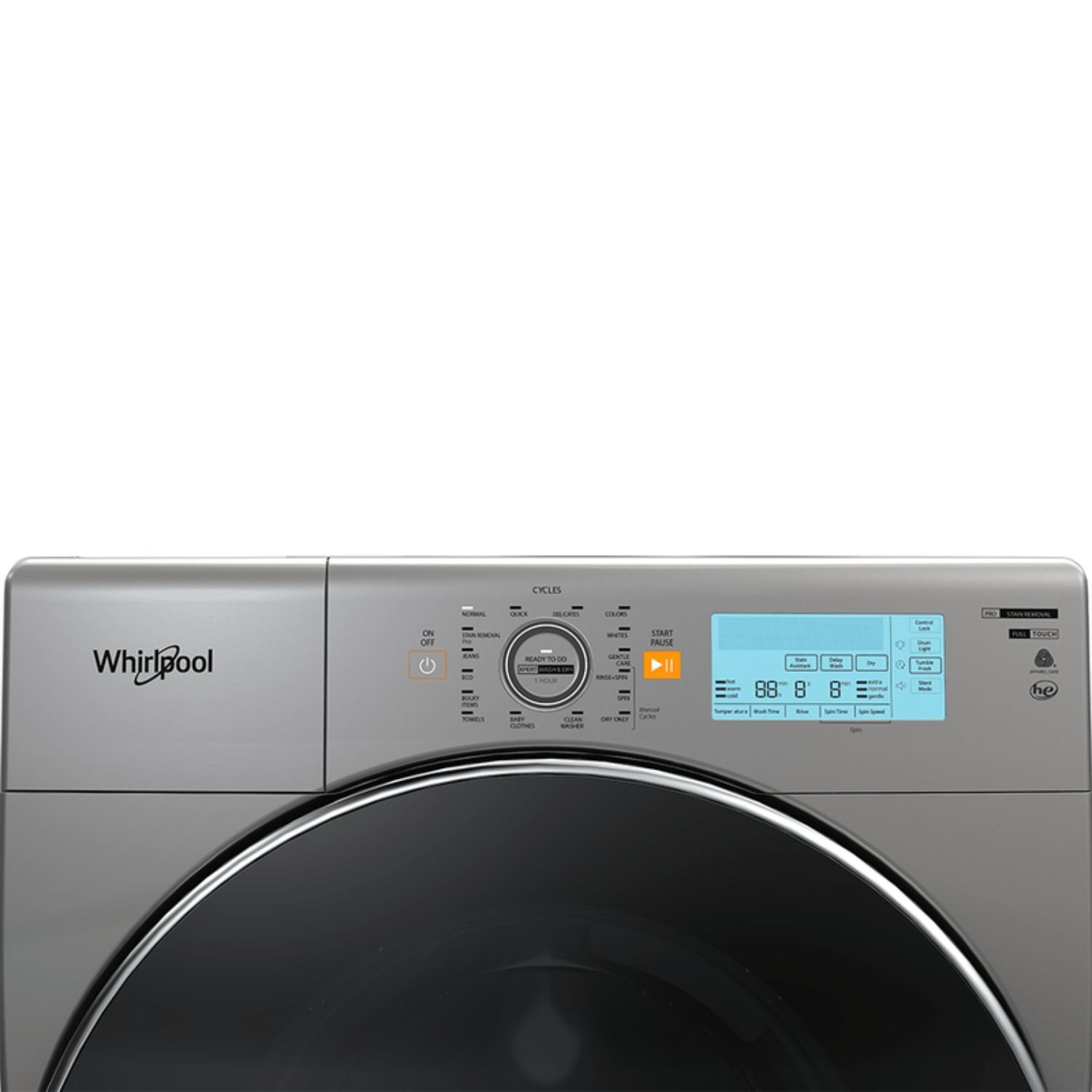 Lavasecadora WHIRLPOOL 10 Kg Carga Frontal 7MWFC5090KC Gris - Image 5