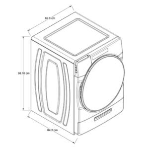 Lavadora WHIRLPOOL 21 Kilos Carga Frontal 7MWFW5605MC Gris - Image 6