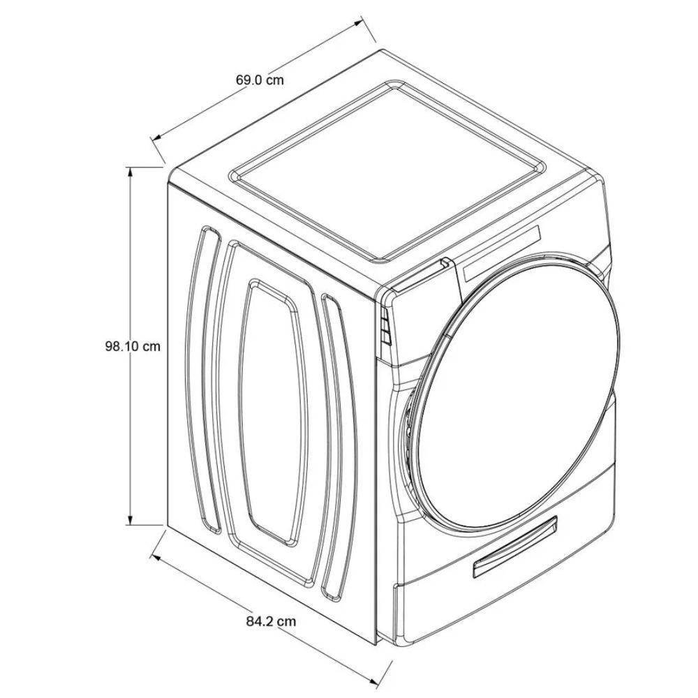 Lavadora WHIRLPOOL 21 Kg / 46 Lb Carga Frontal 7MWFW5605MW - Image 5