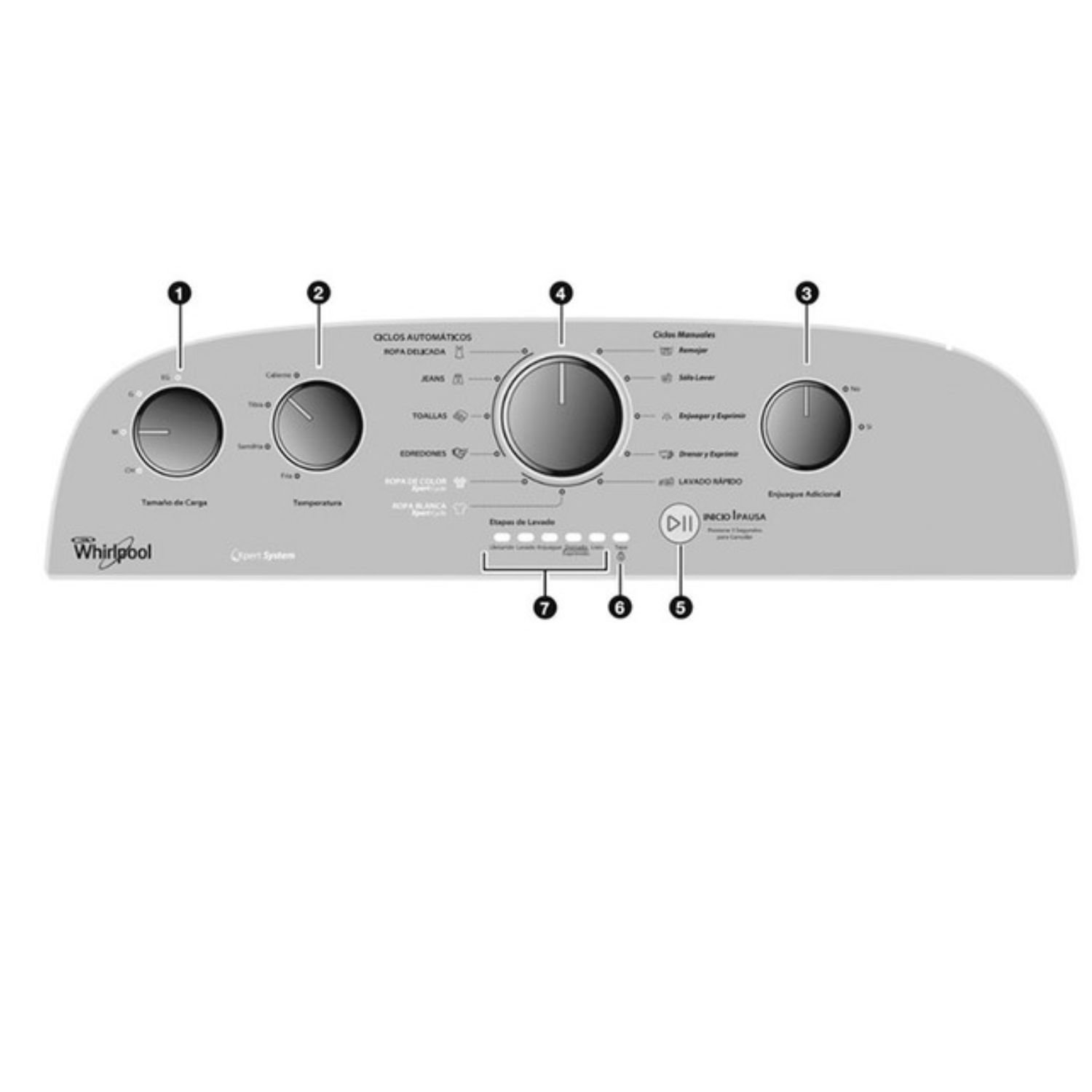 Lavadora WHIRLPOOL 18 Kg Carga Superior 7MWTW1805EM Blanco - Image 2