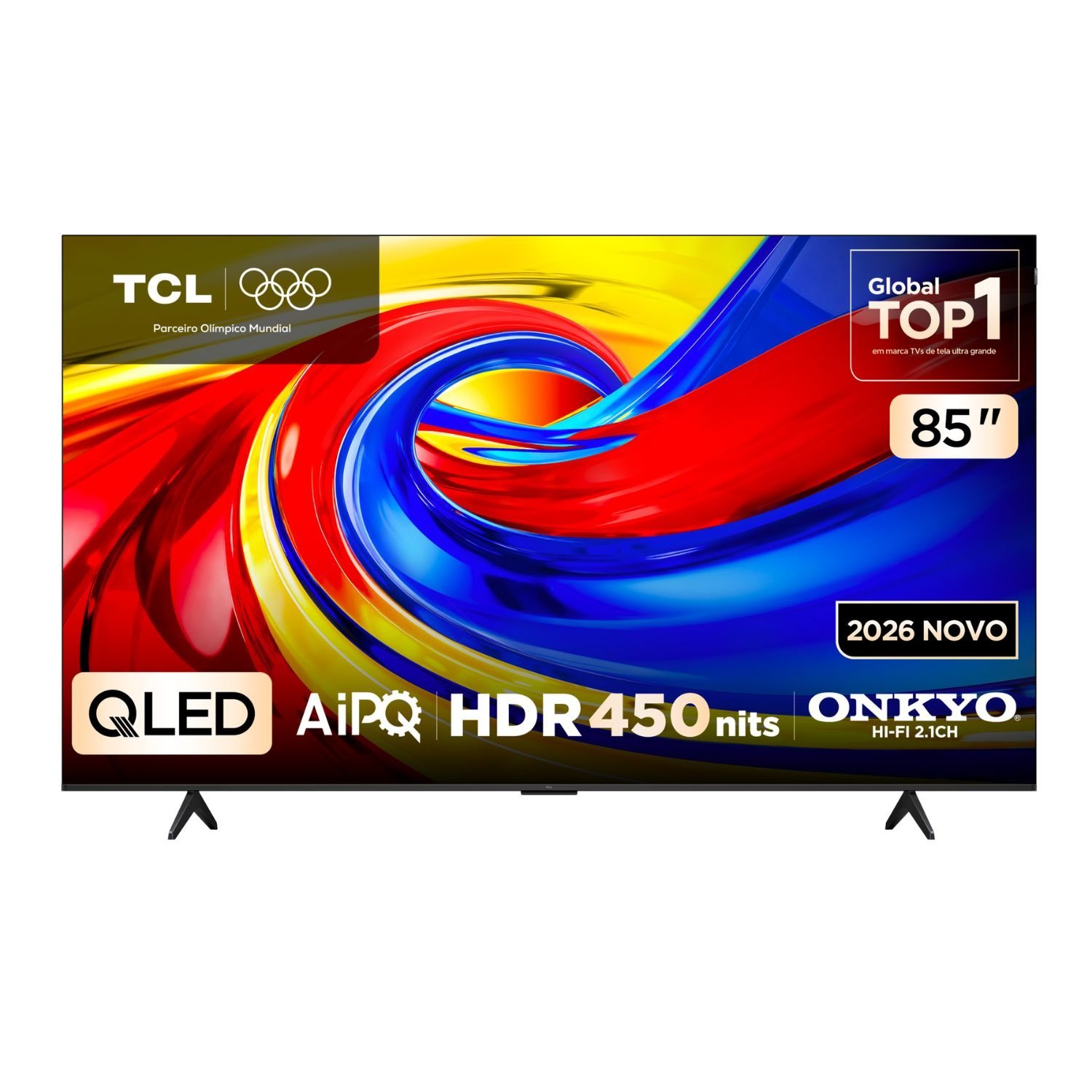 Televisor TCL 85" 4K Smart TV QLED 85P7L Google TV