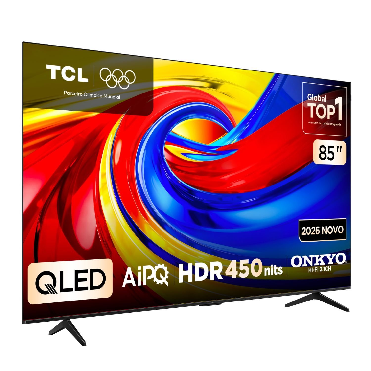 Televisor TCL 85" 4K Smart TV QLED 85P7L Google TV - Image 2