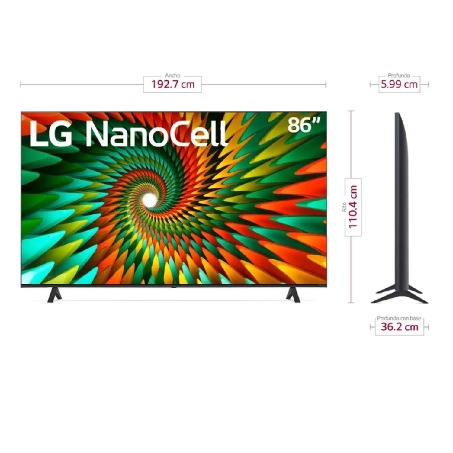 Televisor LG 86" Nano Cell 4K Magic Remote 86NANO77SRA - Image 4