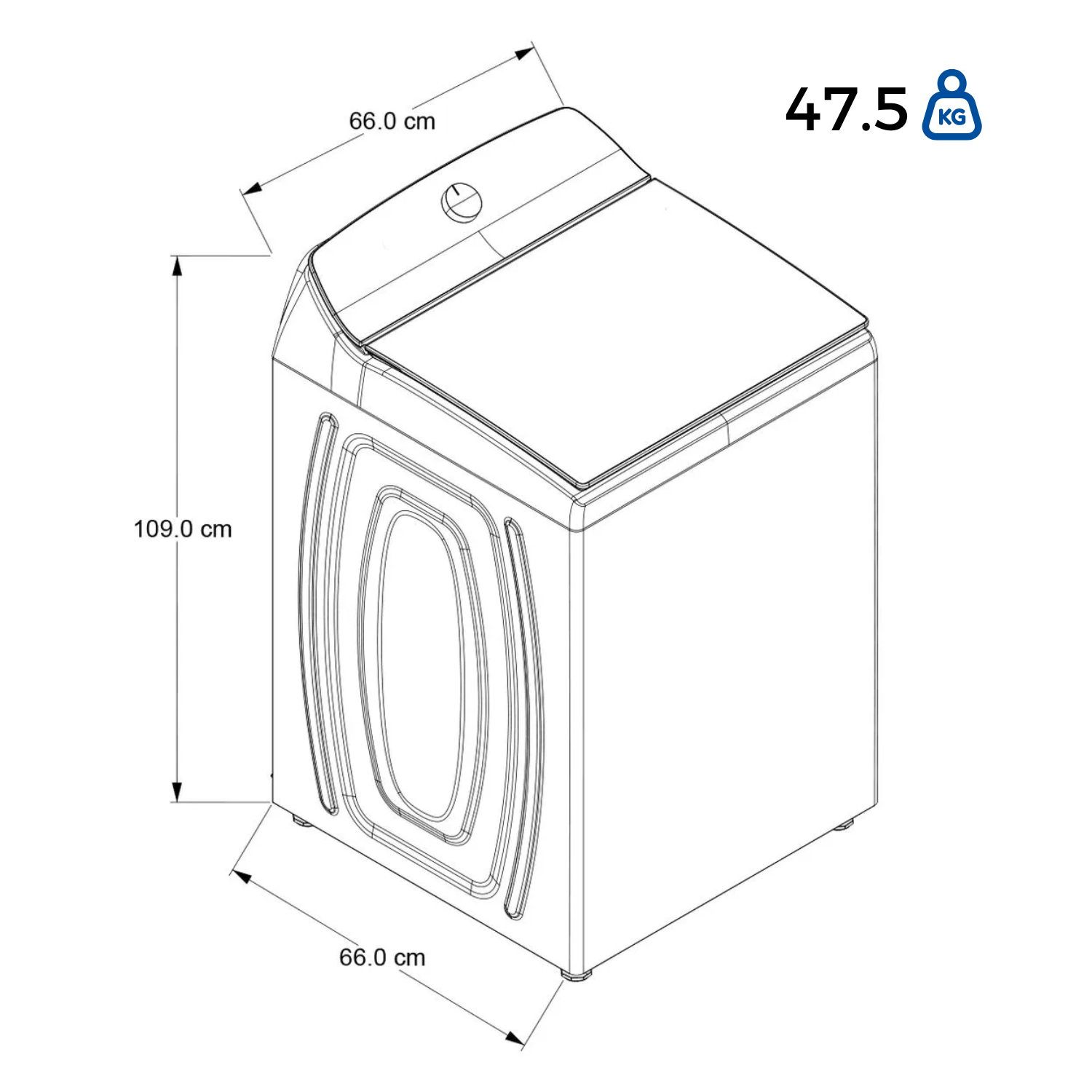 Lavadora WHIRLPOOL 20 Kg Carga Superior 8MWTW2041WJM Blanco - Image 5