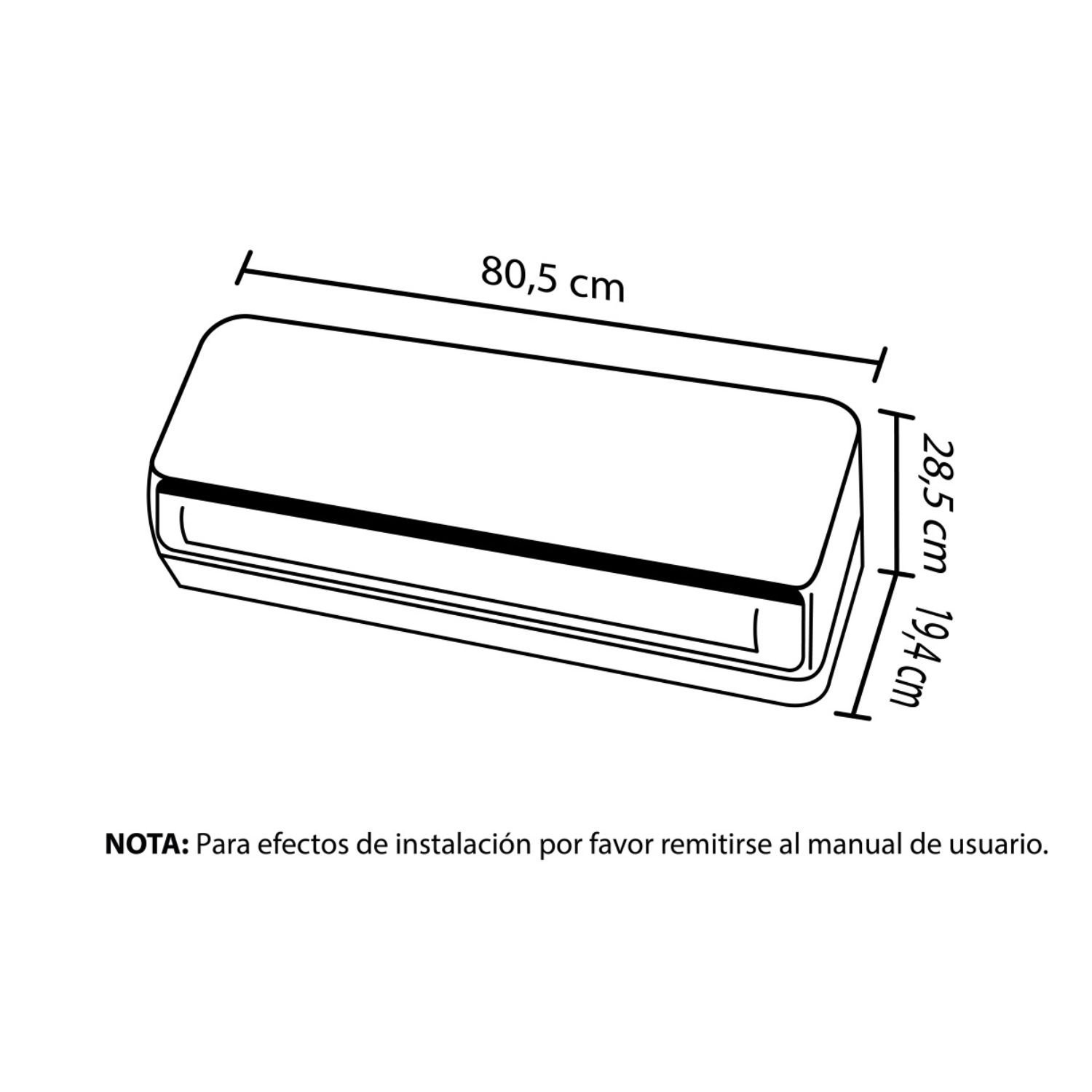 Aire Acondicionado 12000 BTU On/Off 220V HACEB Blanco - Image 7