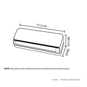 Aire Acondicionado 9000 BTU On/Off 110V HACEB Blanco - Image 5