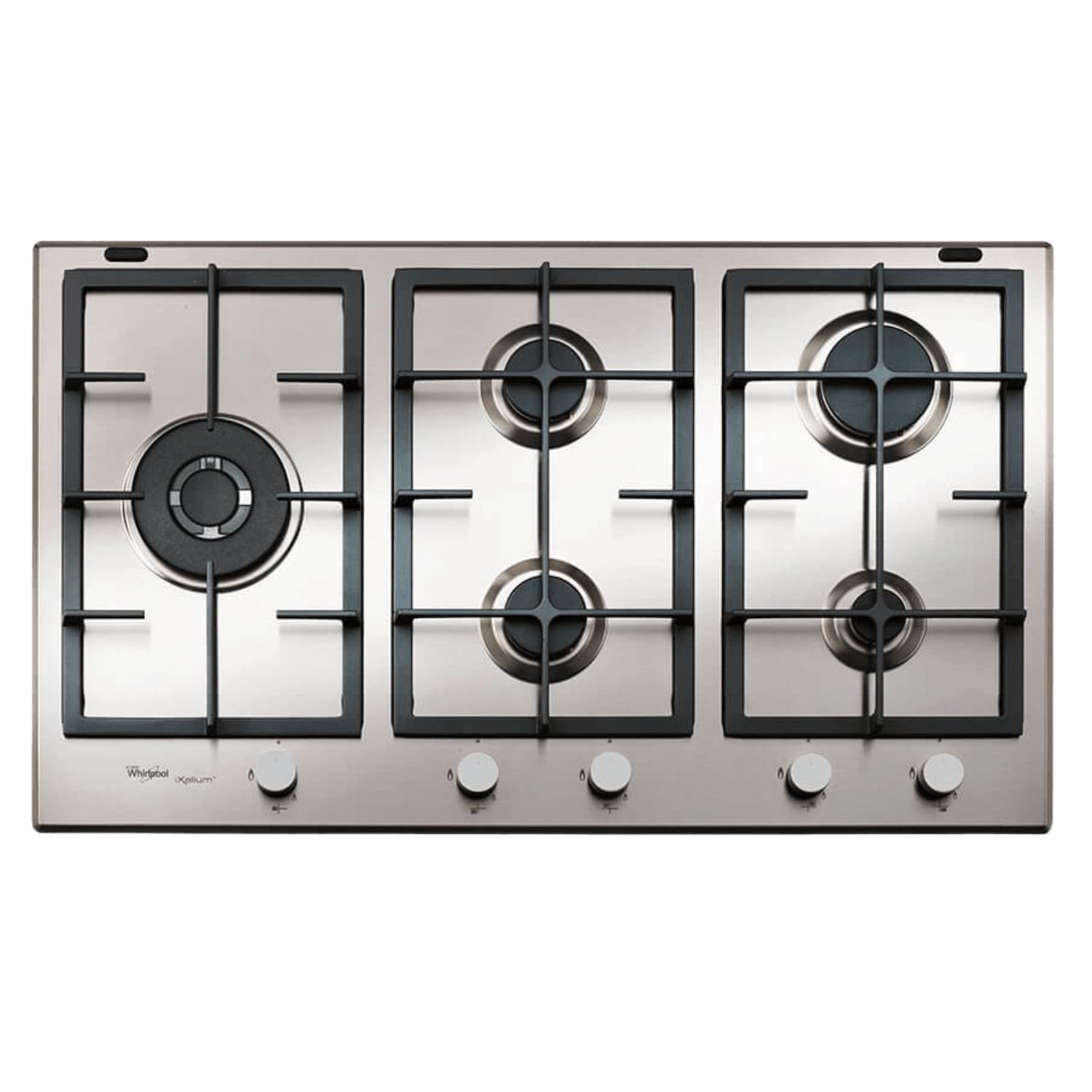 Estufa WHIRLPOOL 86 cm 5 Puestos Gas Natural AKT950IXL Gris