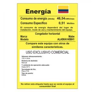 Congelador MABE Horizontal 145 Litros ALASKA145BH1 Blanco - Image 8
