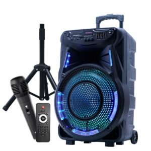 Parlante ARGOM Inalambrico Microfono USB ARG-SP-4090BK