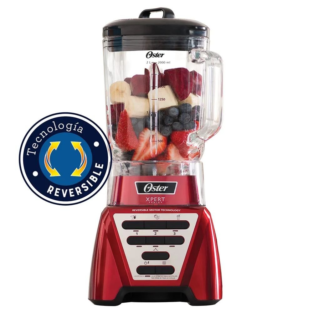 Licuadora OSTER 2 Litros 3 Vel 1500 W BLST3A-R2G Rojo - Image 2
