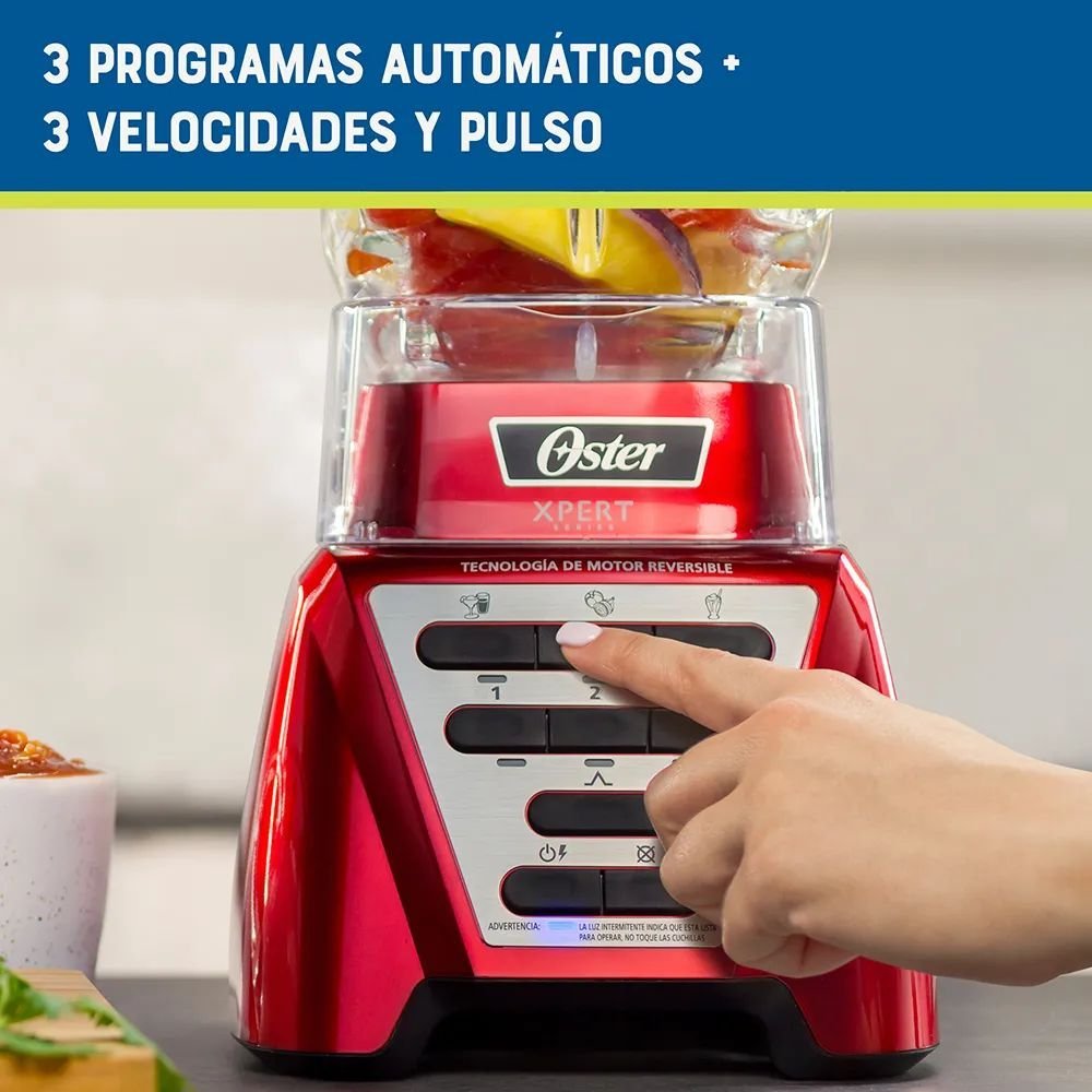 Licuadora OSTER 2 Litros 3 Vel 1500 W BLST3A-R2G Rojo - Image 4