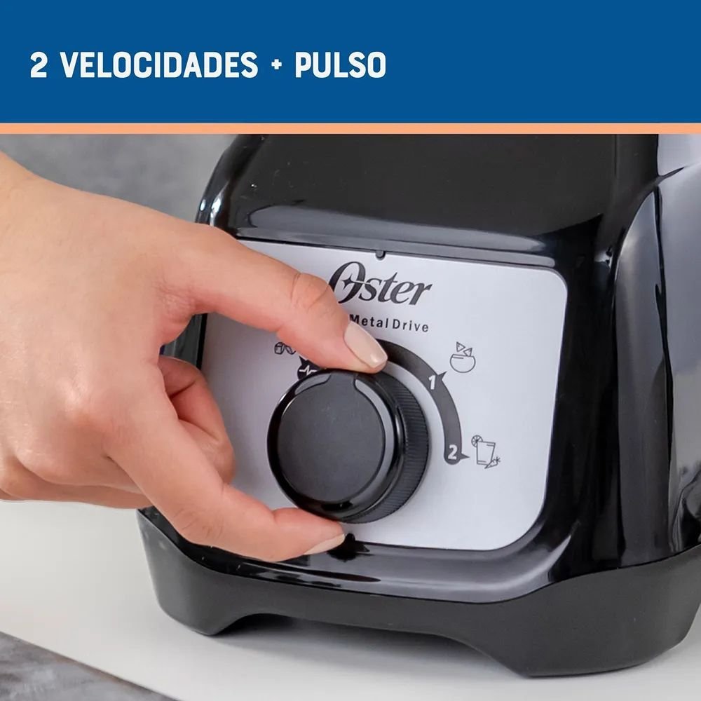 Licuadora OSTER 1.5 Litros 2 Vel 800 W BLSTKAG-BRD Negro - Image 3
