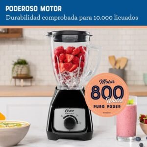 Licuadora OSTER 1.5 Litros 2 Vel 800 W BLSTKAG-BRD Negro - Image 4
