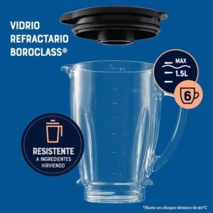 Licuadora OSTER 1.5 Litros 2 Vel 800 W BLSTKAG-RRD Rojo - Image 5