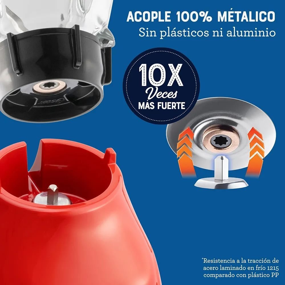 Licuadora OSTER 1.5 Litros 2 Vel 800 W BLSTKAG-RRD Rojo - Image 6