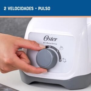 Licuadora OSTER 1.5 Litros 2 Vel 800 W BLSTKAG-WRD Blanca - Image 3