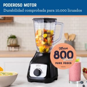 Licuadora OSTER 1.25 Litros 2 Vel 800 W BLSTKAP-BRD Negro - Image 5