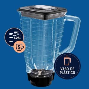 Licuadora OSTER 1.25 Litros 2 Vel 800 W BLSTKAP-BRD Negro - Image 6