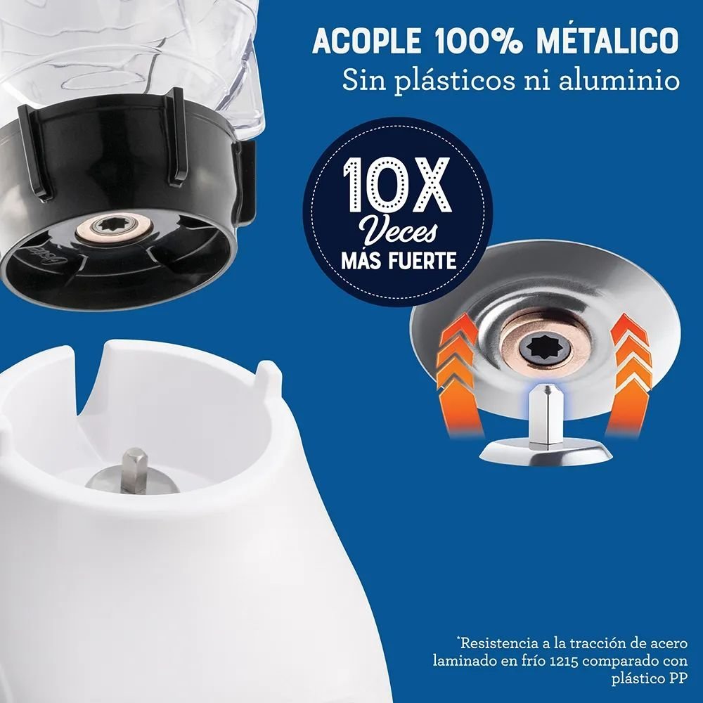 Licuadora OSTER 1.25 Litros 2 Vel 800 W BLSTKAP-WRD Blanca - Image 7