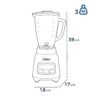 Licuadora OSTER 1.5 Litros 3 Vel 800 W BLSTPEG-BRT Negro - Image 8